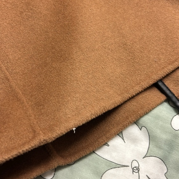 NWOT TAHARI LONG DOUBLE FACE VEGAN TRIM WOOL COAT - Picture 14 of 14